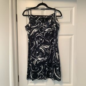 NWT Marbled Velvet Bodycon Mini Dress Size Large